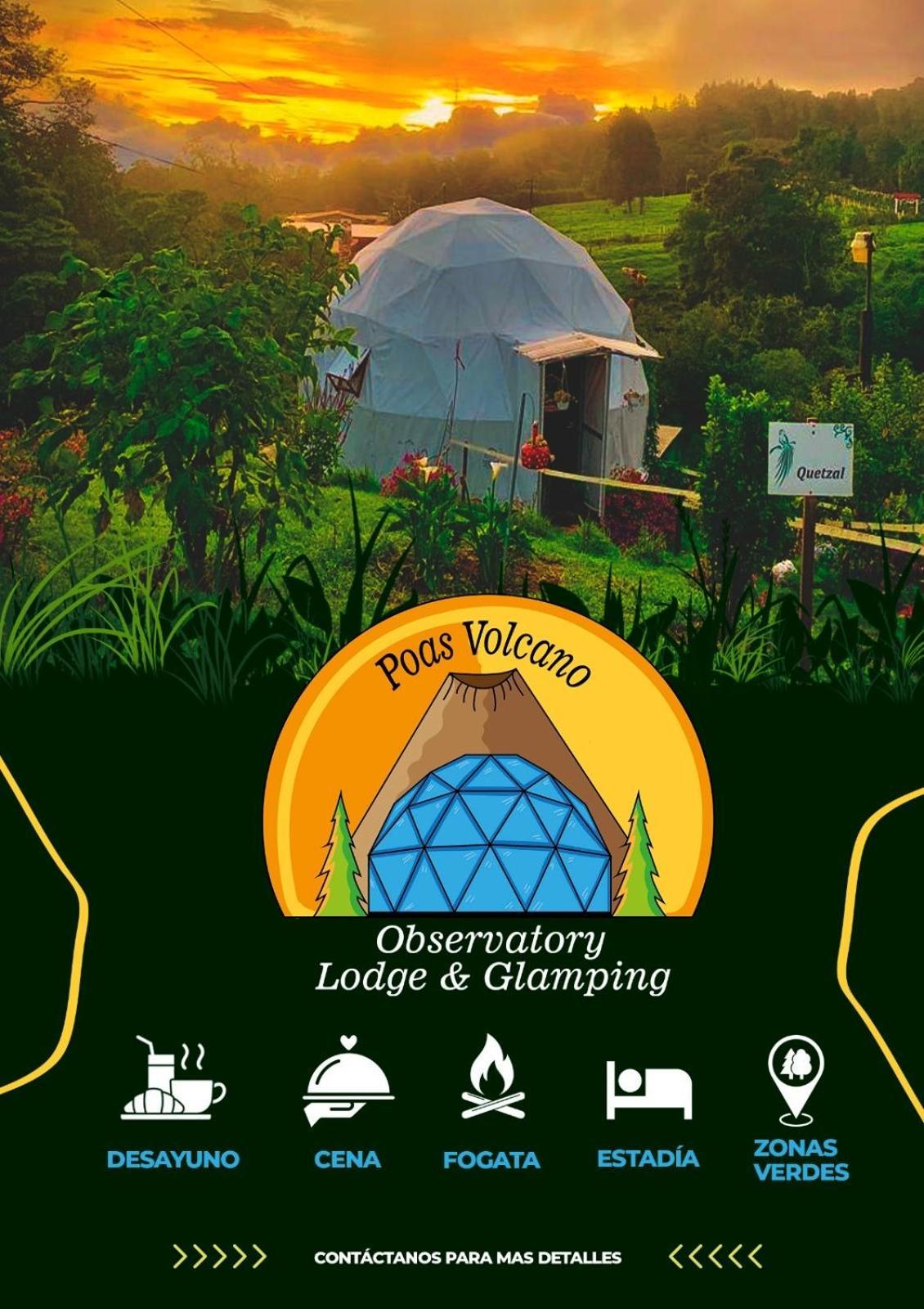 Poas Volcano Observatory Lodge & Glamping Poasito Exteriér fotografie